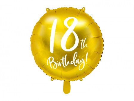 Ballons aluminium 18th...
