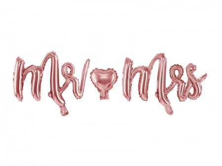 Ballon Mylar M. et Mme, or...