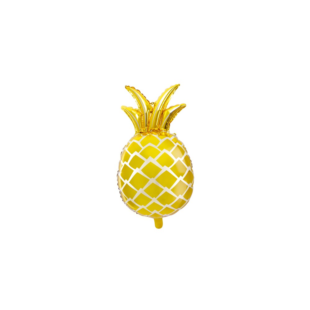 Ballon aluminium Ananas, doré, 38x63cm