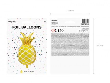 Ballon aluminium Ananas,...