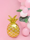 Ballon aluminium Ananas, doré, 38x63cm