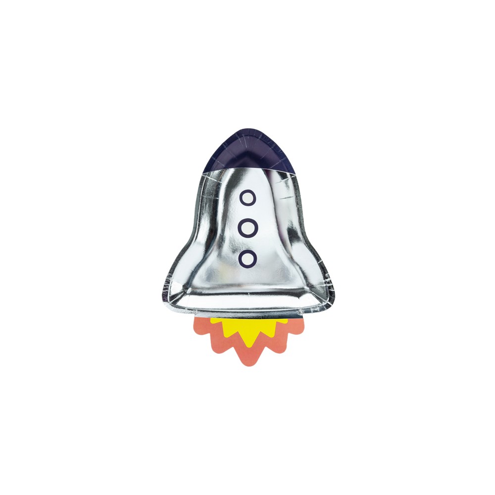 Assiettes en papier Cosmos - Rocket, 21,5x29,5cm.