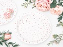 Assiettes, Pois, blanc, 18cm