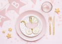 Assiettes, Pois, blanc, 18cm