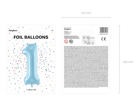 Ballon en aluminium Chiffre...