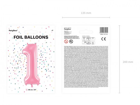 Ballon en aluminium Chiffre...