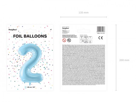 Ballon en aluminium Chiffre...