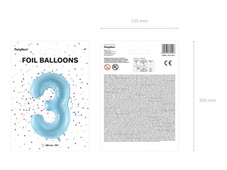 Ballon en aluminium Chiffre...