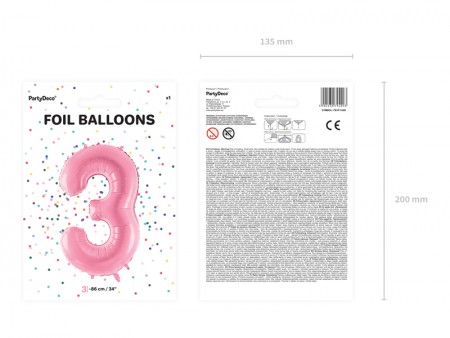Ballon en aluminium Chiffre...