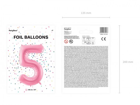 Ballon en aluminium Chiffre...