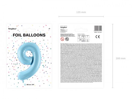 Ballon en aluminium Chiffre...