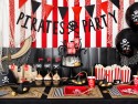 Assiettes Pirates, rouge, 20x20cm