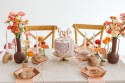 Assiettes de la mariée, or rose, 23 cm
