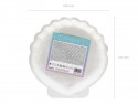 Assiette Sirène en forme de coquillage, iridescent, 18,5cm