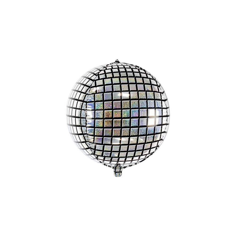 Ballon en Mylar Boule disco, 40cm