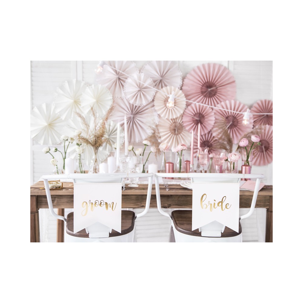 Cintres pour chaises - Bride Groom or