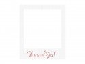 Cadre photo Slefie Elle a dit oui, or rose, 50x59,5cm
