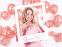 Cadre photo Slefie Elle a dit oui, or rose, 50x59,5cm