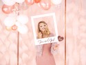 Cadre photo Slefie Elle a dit oui, or rose, 50x59,5cm