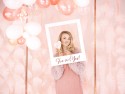 Cadre photo Slefie Elle a dit oui, or rose, 50x59,5cm