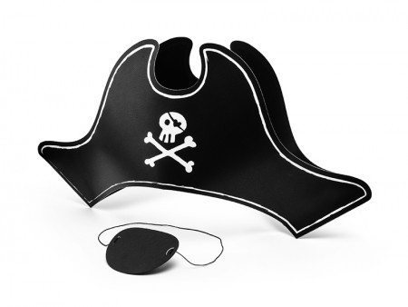 Chapeau de pirate et cache...