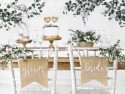 Cintres pour chaises Bride Groom
