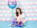 Ballon en Mylar Boule Ombre, violet et bleu, 35cm