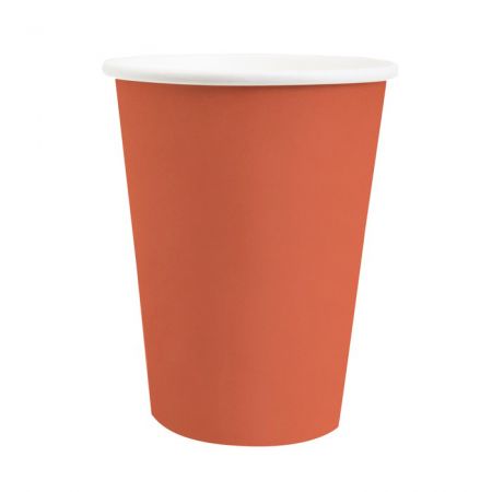 10 gobelets terracotta - 25 cl