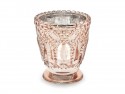 Bougeoir, or rose, 8cm