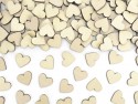 Confetti en bois Coeurs, 2x2cm