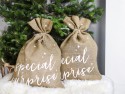 Sac de jute spécial surprise blanc 40x55cm