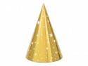 Chapeaux de fête Noël, or, 16cm