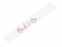 Ceinture Mariée à être blanc, blanche, 75cm