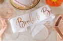 Ceinture Mariée à être blanc, blanche, 75cm