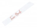 Ceinture femme mariée blanc, blanc, 75cm