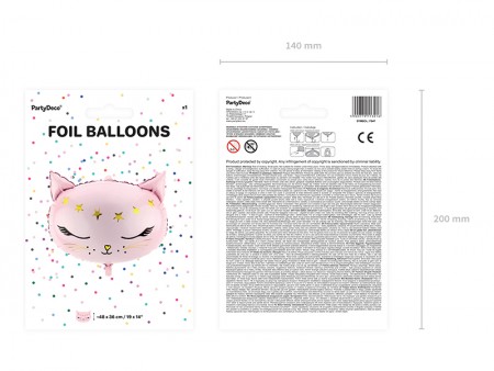 Ballon en Mylar Kitten,...