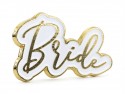 Broche émail Bride, 3,5x2cm