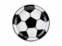 Assiettes d'anniversaire Football, mélange, 18cm