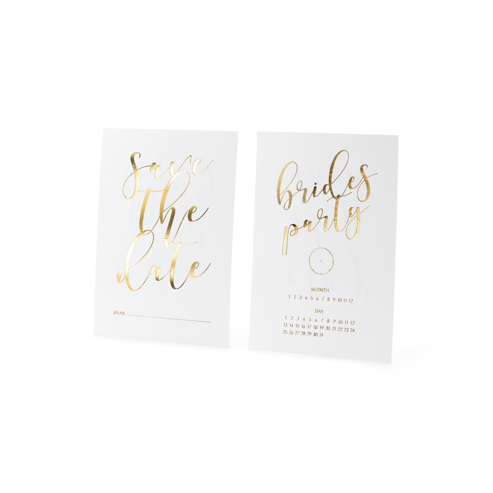Invitations Save the date, blanc