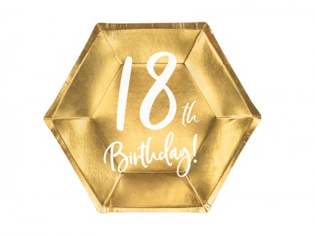 Assiettes d'anniversaire 18...