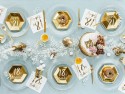 Assiettes d'anniversaire 18 ans, or, 20cm