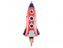 Ballon en Mylar en feuille Rocket, 44x115cm, mélange