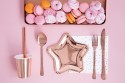Assiettes étoiles, or rose, 18cm