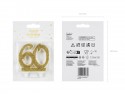 Bougie d'anniversaire Chiffre 60, or, 7.5cm