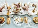 Bougie d'anniversaire Chiffre 60, or, 7.5cm