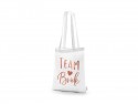 Sac en coton - Team bride, blanc, 39x42cm