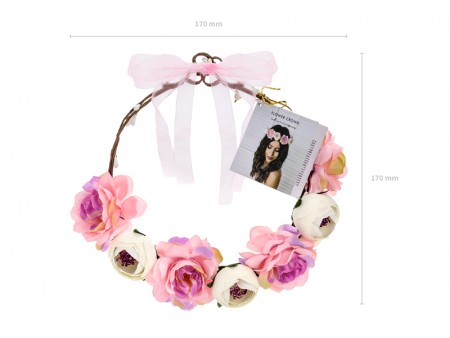 Couronne de fleurs,...