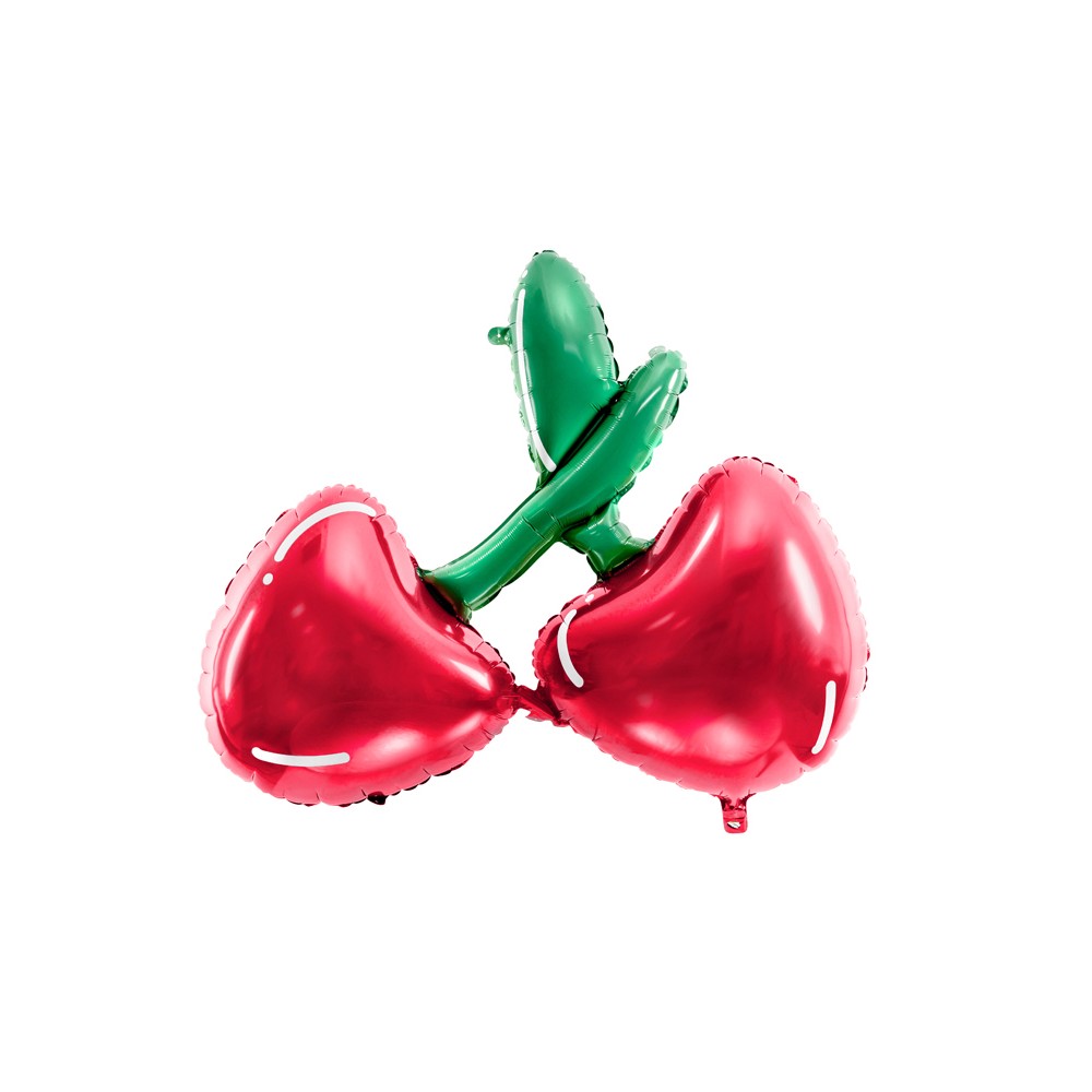 Ballon en Mylar Cerises, 88x73cm, mélange