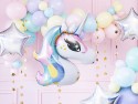 Ballon en Mylar Licorne, 73x90cm, mélange
