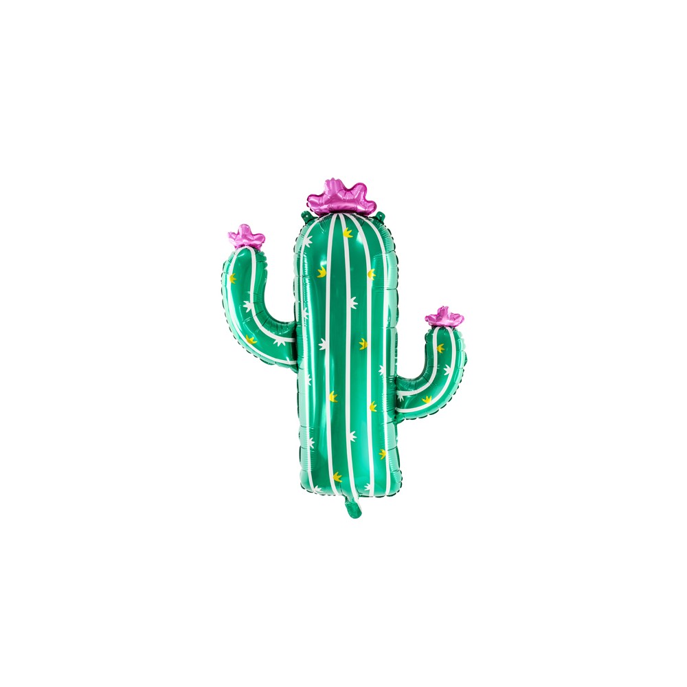 Ballon en Mylar Cactus, 60x82cm, mélange